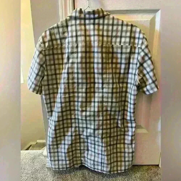 Mens Bottega Veneta S/S Button  Down Canvas Shirt - Picture 4 of 4